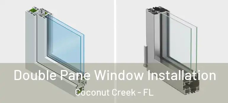  Double Pane Window Installation Coconut Creek - FL