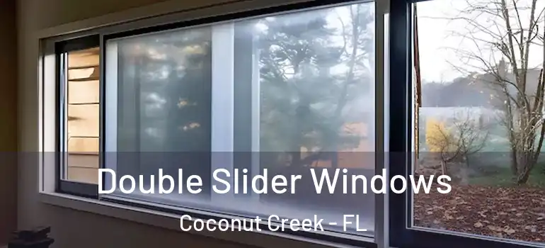  Double Slider Windows Coconut Creek - FL