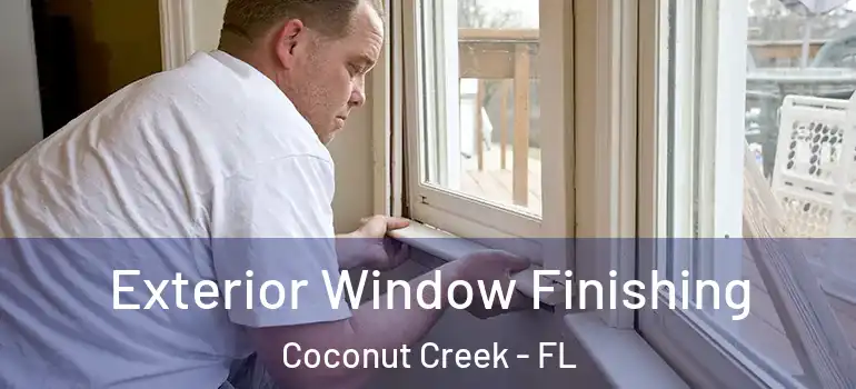  Exterior Window Finishing Coconut Creek - FL