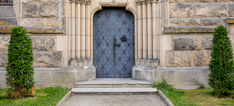 Traditional Double Front Doors in Coconut Creek, FL