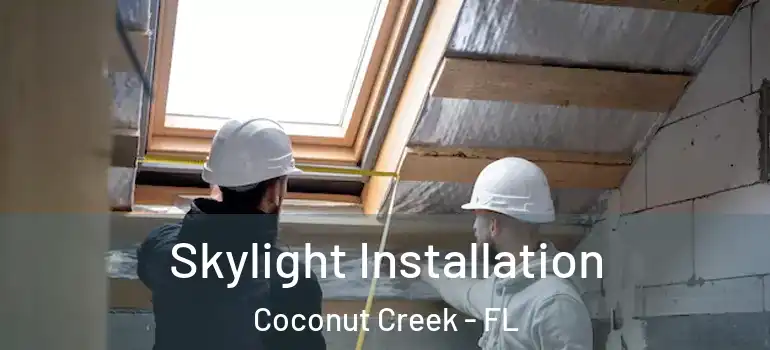  Skylight Installation Coconut Creek - FL