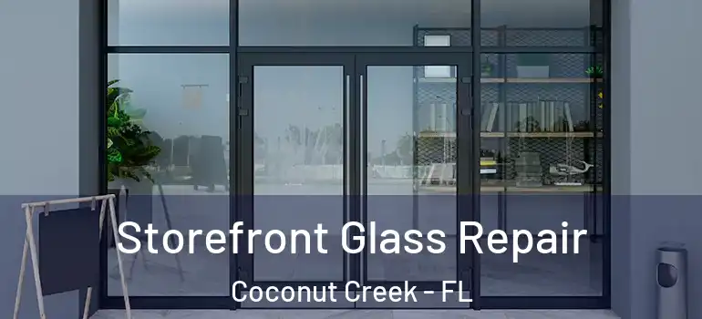  Storefront Glass Repair Coconut Creek - FL