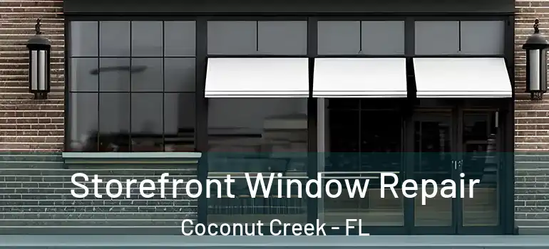  Storefront Window Repair Coconut Creek - FL