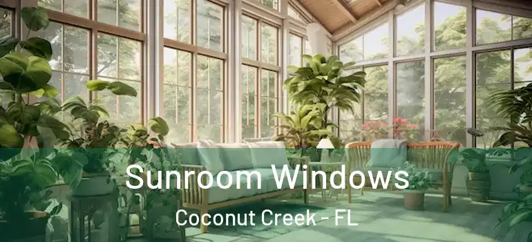  Sunroom Windows Coconut Creek - FL